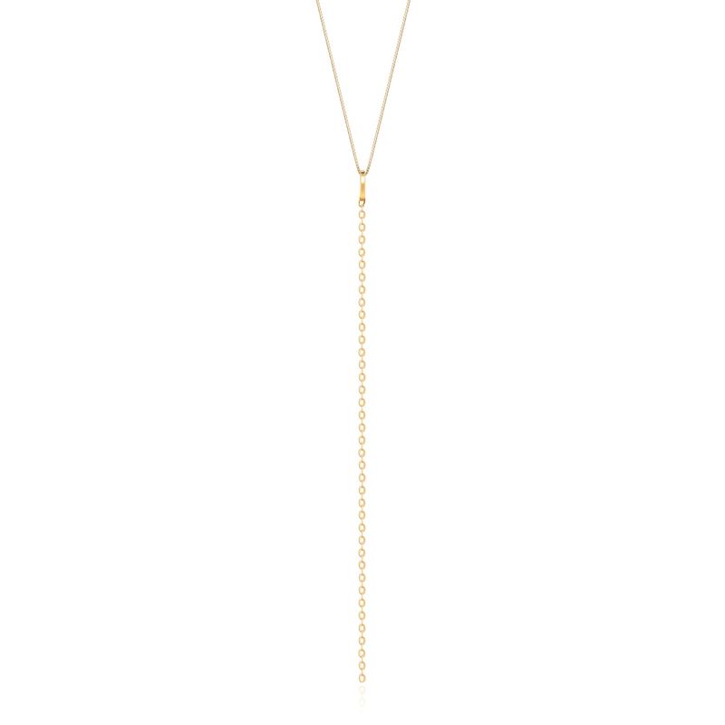 Pingente Corrente em Ouro Amarelo 18k – 9 cm