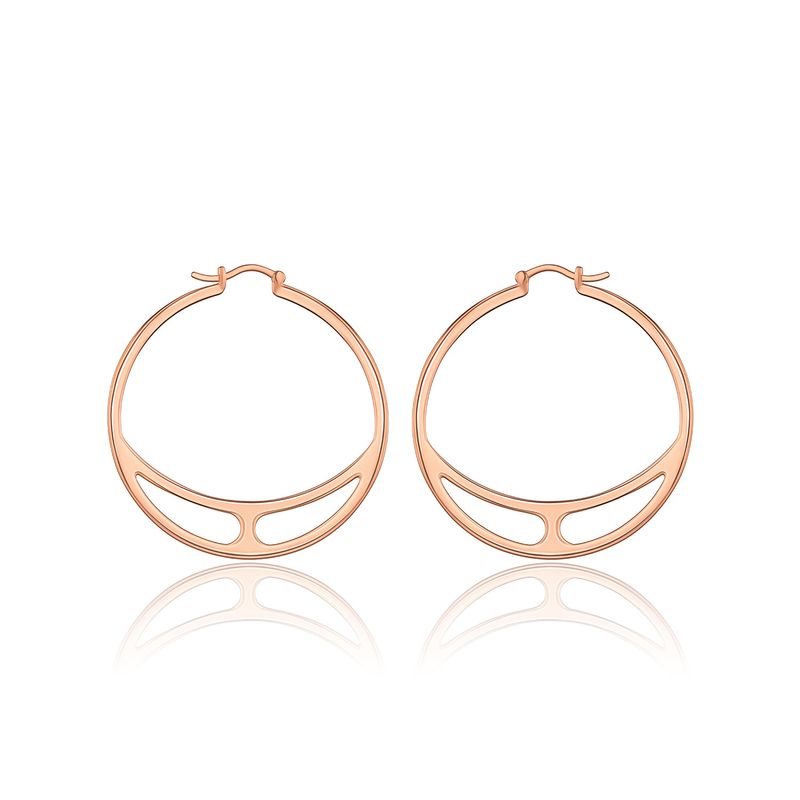 Argola em Ouro Rosé