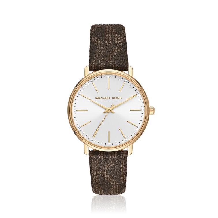 relogio marrom michael kors