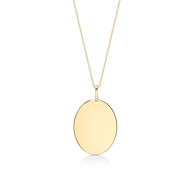 Pingente Personalizável em Ouro Amarelo 18k