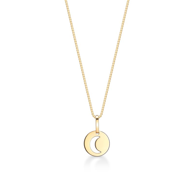 Pingente Lua em Ouro Amarelo 18k