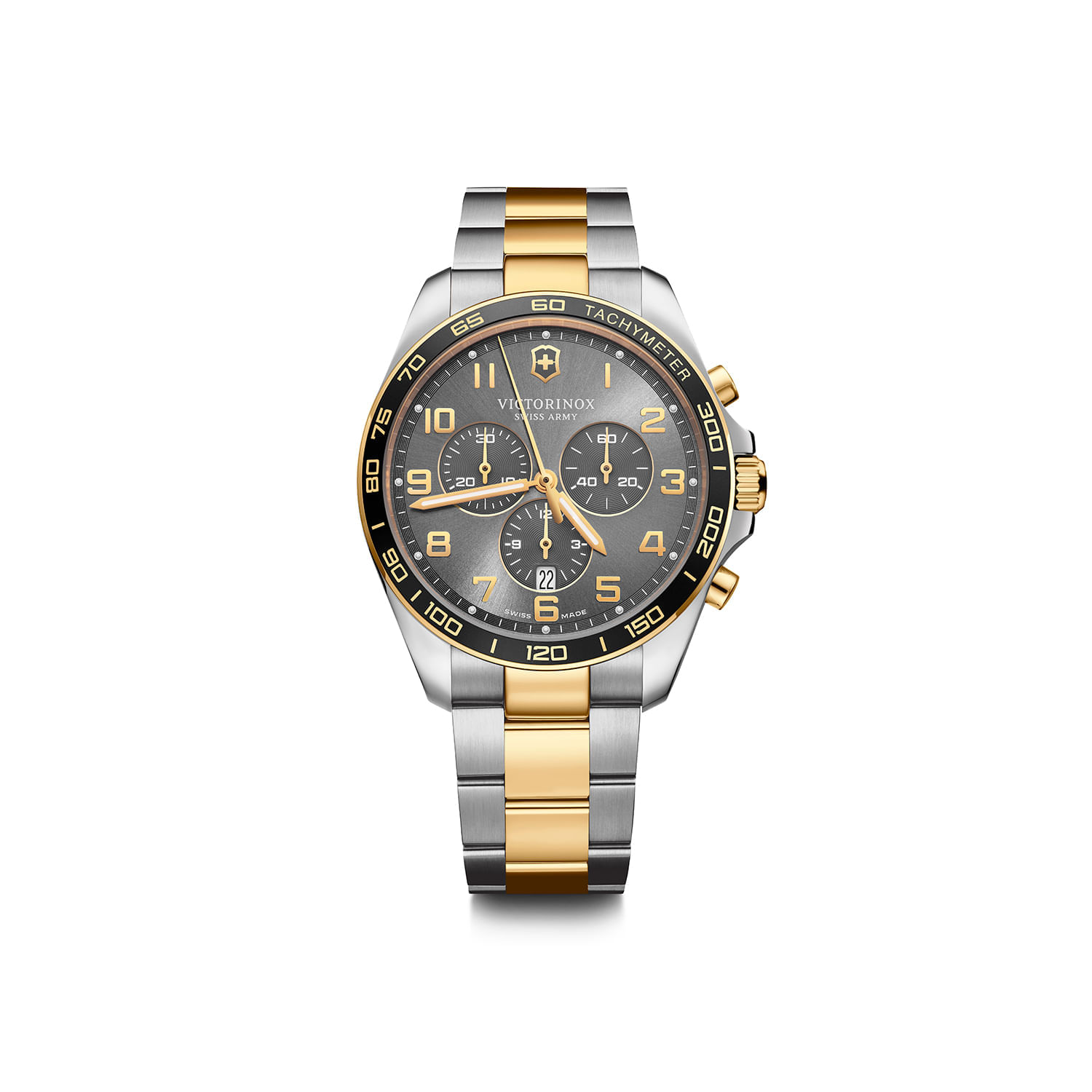 Relógio Victorinox FieldForce Classic Masculino em Aço Bicolor 241902