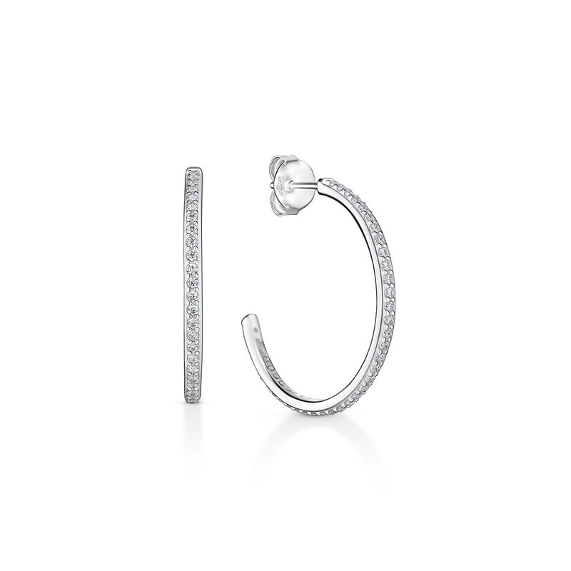 Argola Gloss Cravejada – 27mm