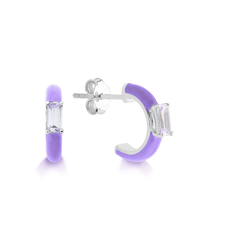 Brinco Cravejado em Prata 925