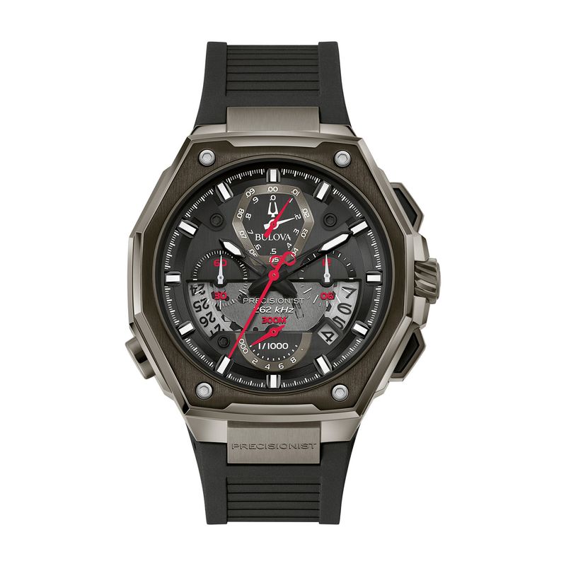Relógio Bulova Masculino em Silicone Preto