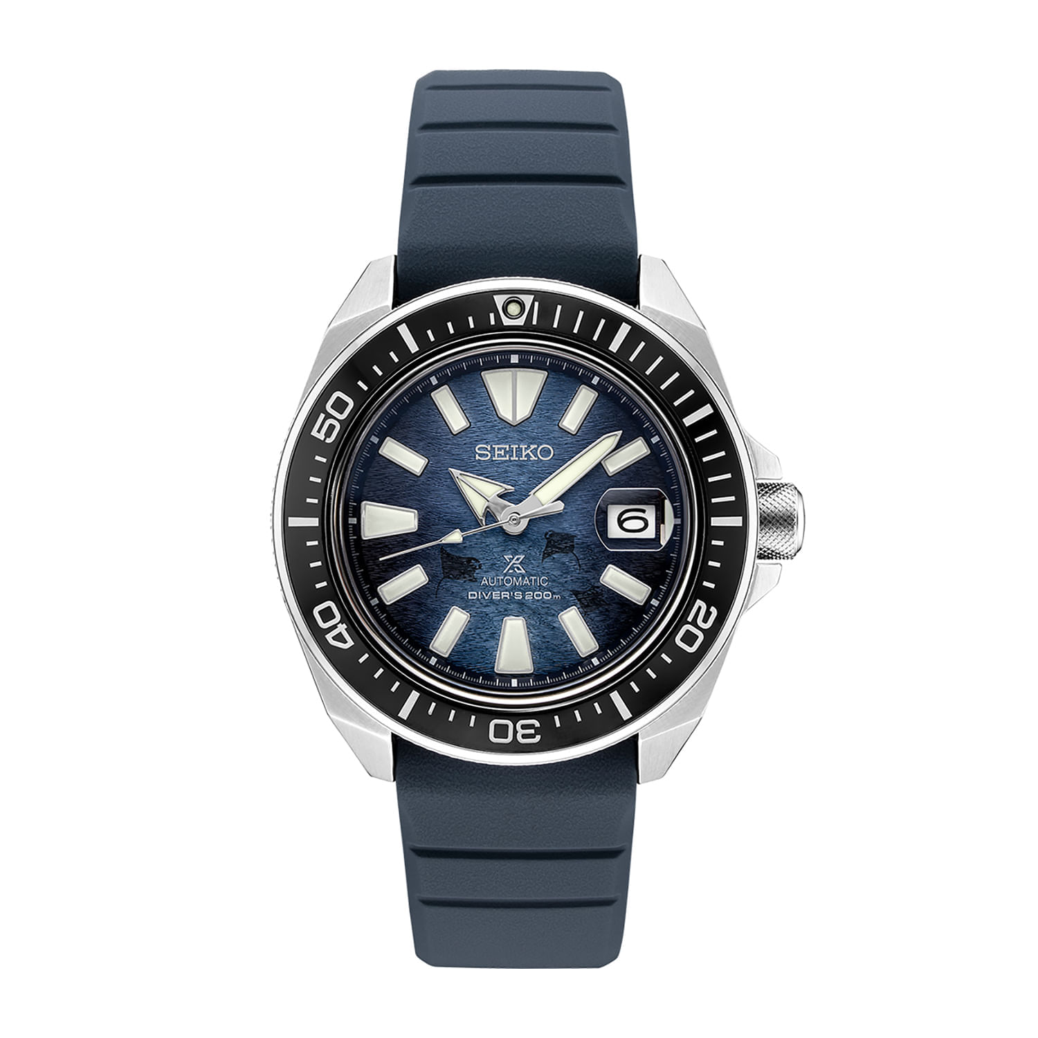Relógio Seiko Prospex Automático Masculino em Silicone Azul SRPF79B1