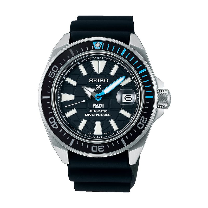 Relógio Seiko Masculino em Silicone Preto