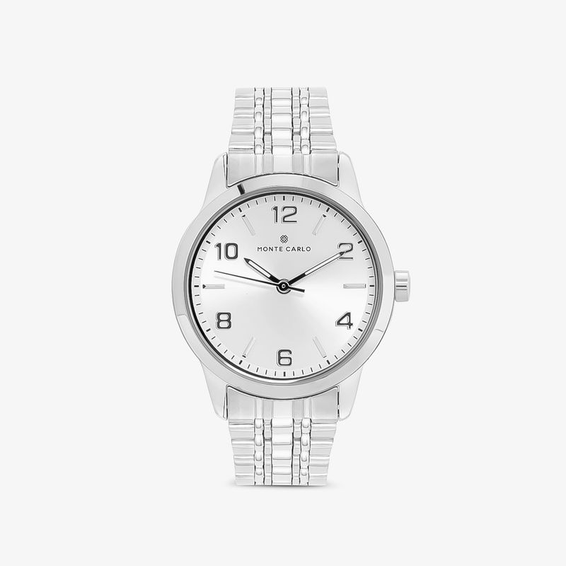 Relógio Monte Carlo Classic Feminino em Aço Prateado