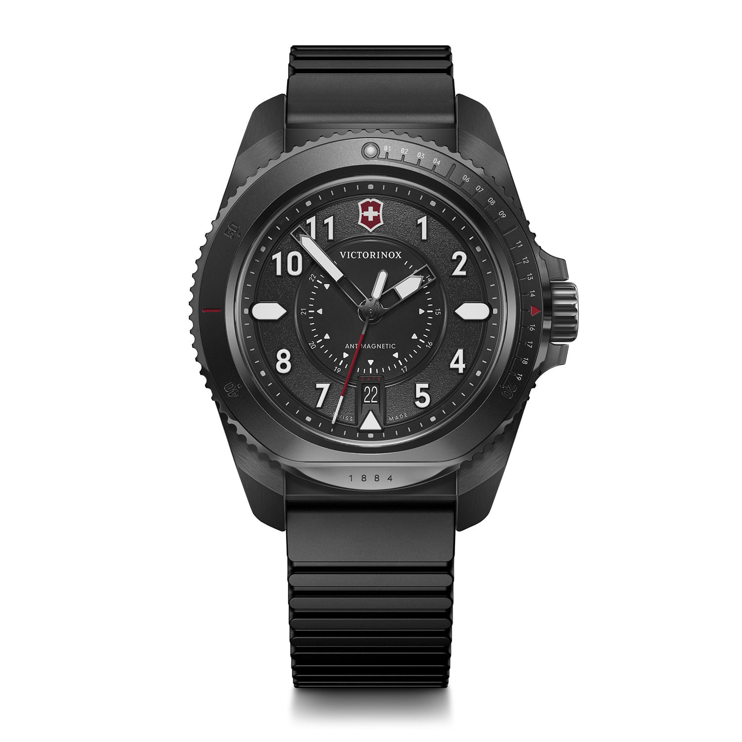 Relógio Victorinox Masculino em Borracha Preta 241982