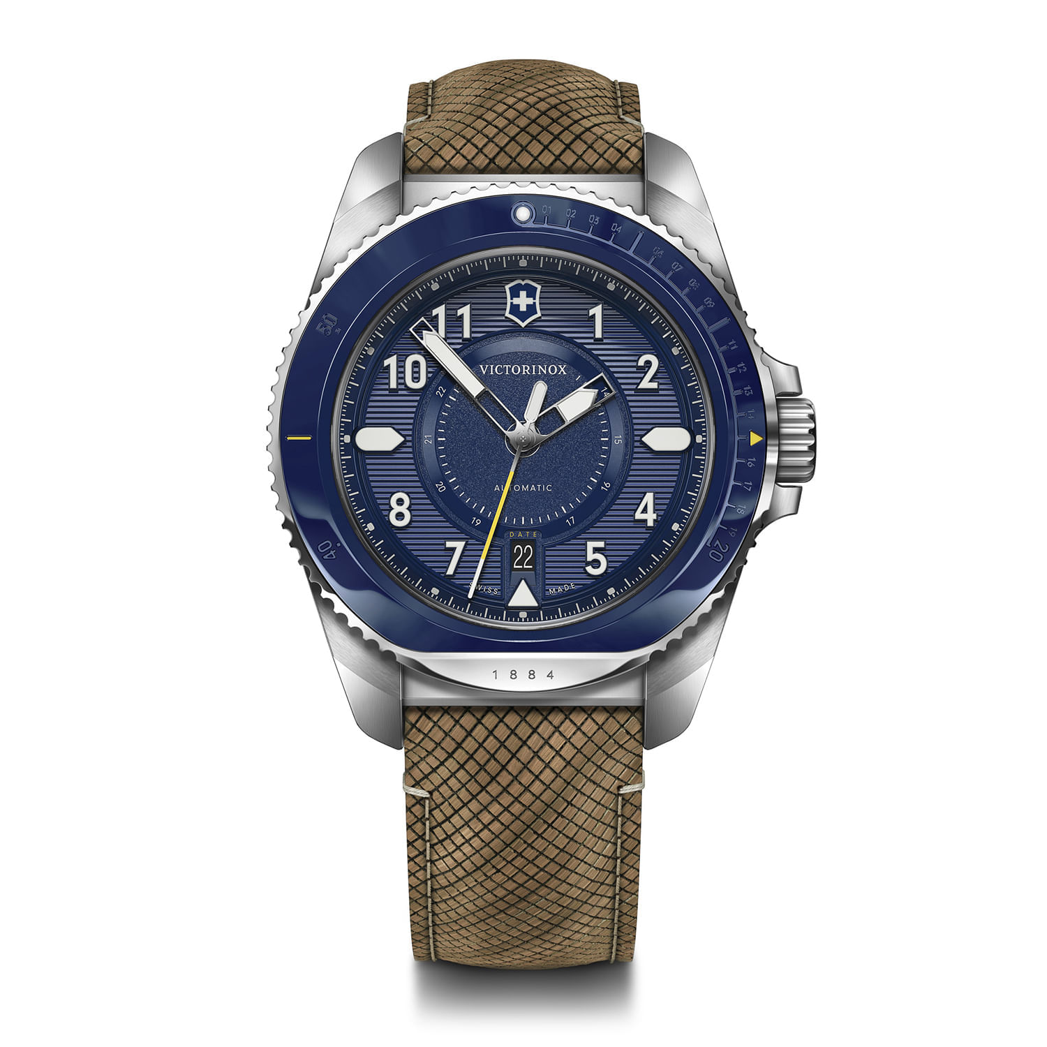 Relógio Victorinox Journey 1884 Masculino em Couro Marrom 241980.1
