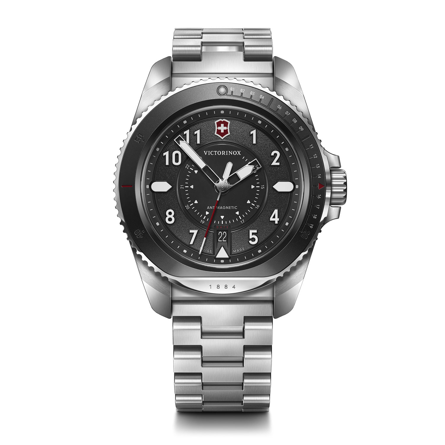 Relógio Victorinox Journey 1884 Masculino em Aço Prateado 242009