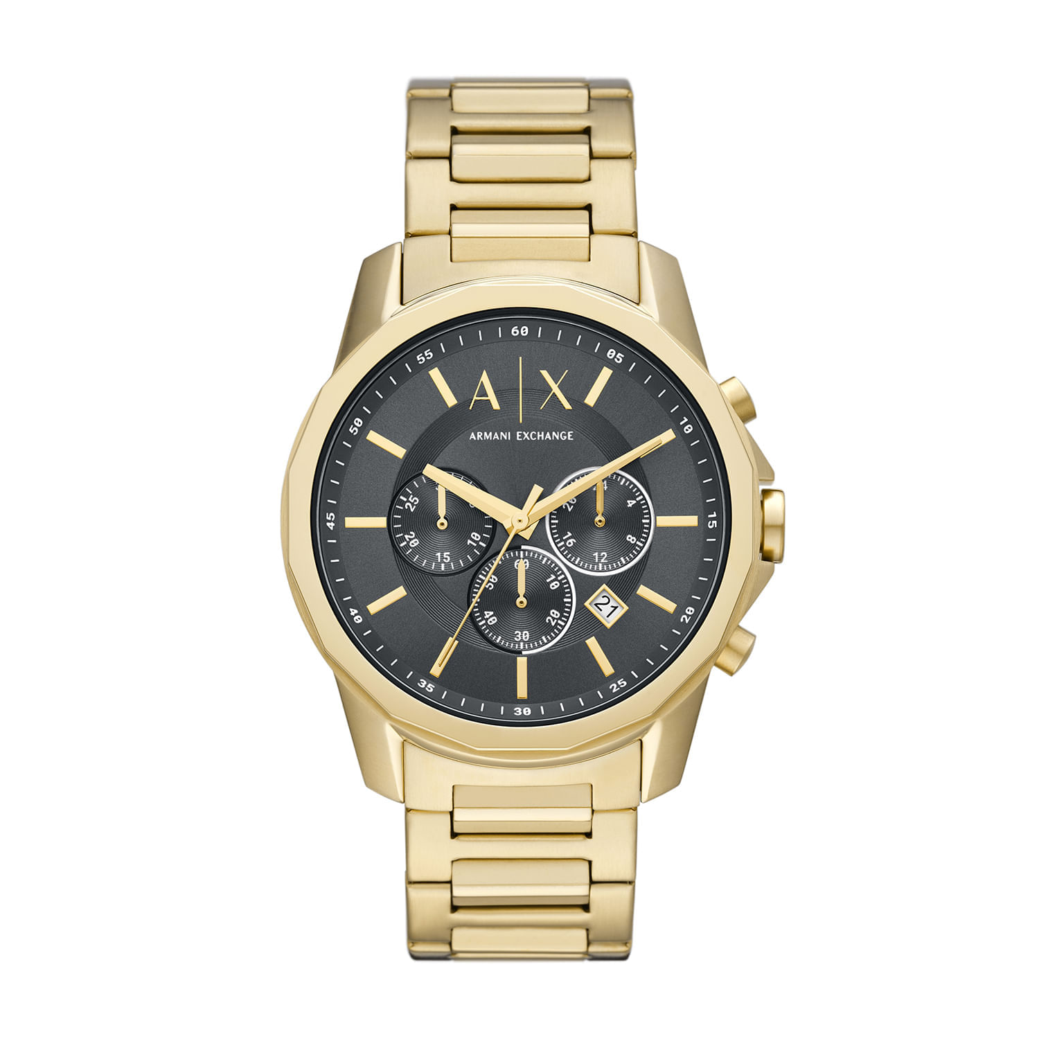 Relógio Armani Exchange Cronógrafo Masculino em Aço Dourado AX1721B1