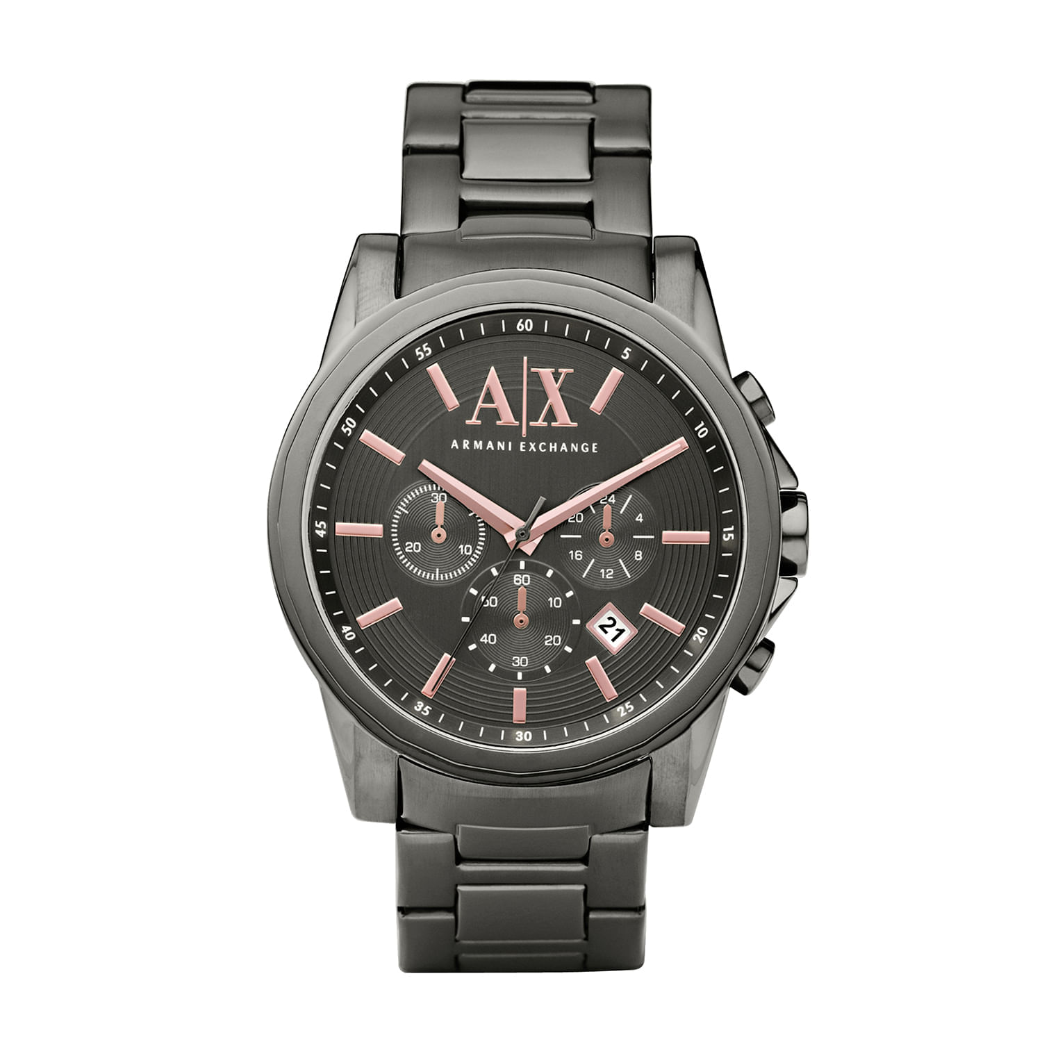 Relógio Armani Exchange Cronógrafo Masculino em Aço Grafite AX2086B1