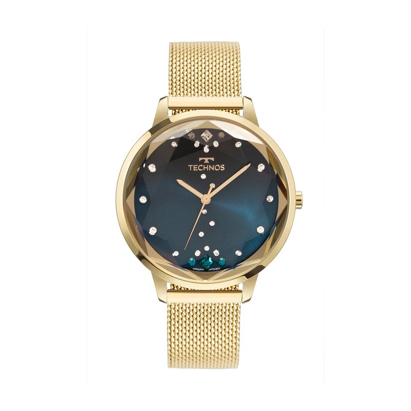 Relógio Technos em Aço Dourado 2036MQG/1A