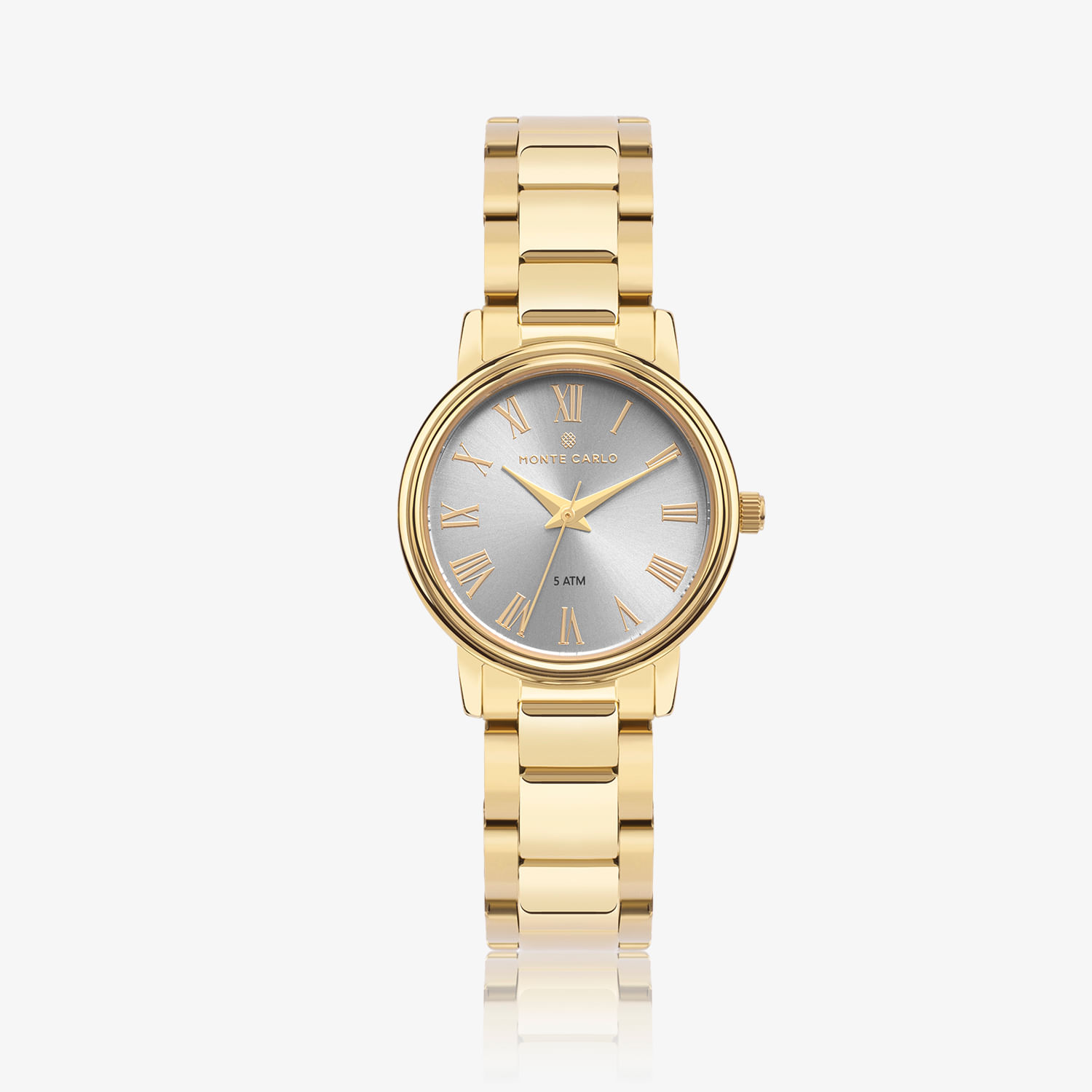 Relógio Monte Carlo Feminino Classic em Aço Dourado