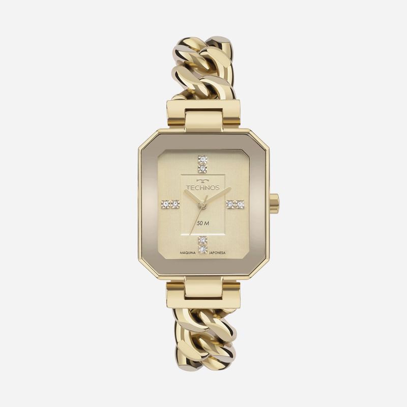 Relógio Technos Feminino em Aço Dourado