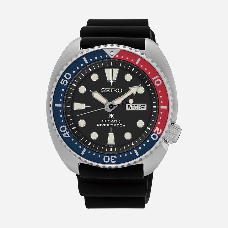 Relógio Seiko Masculino com Pulseira de Silicone Preta SRPE95K1