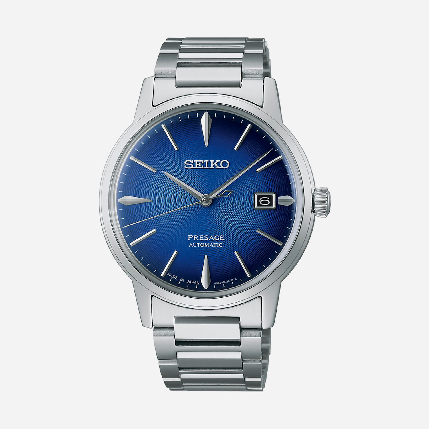 Relógio Seiko Presage Automático Masculino em Aço Prateado SRPJ13J1