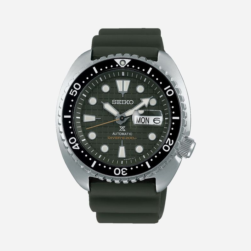 Relógio Seiko Masculino em Silicone Verde