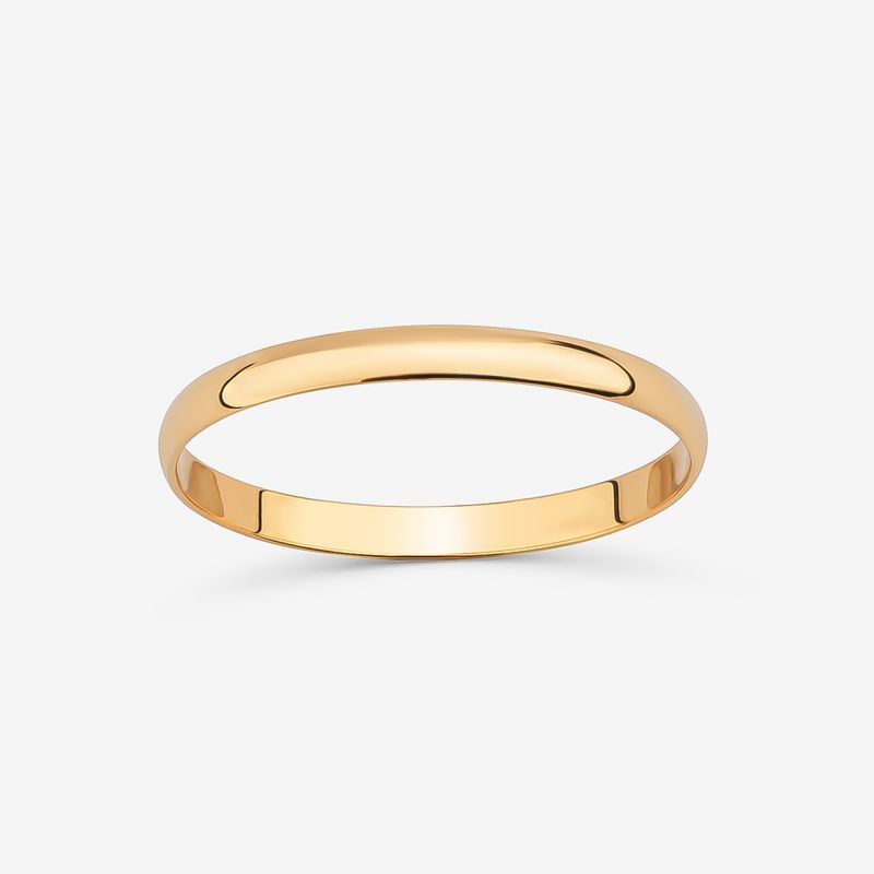 Aliança em Ouro Amarelo 18k – 2 mm