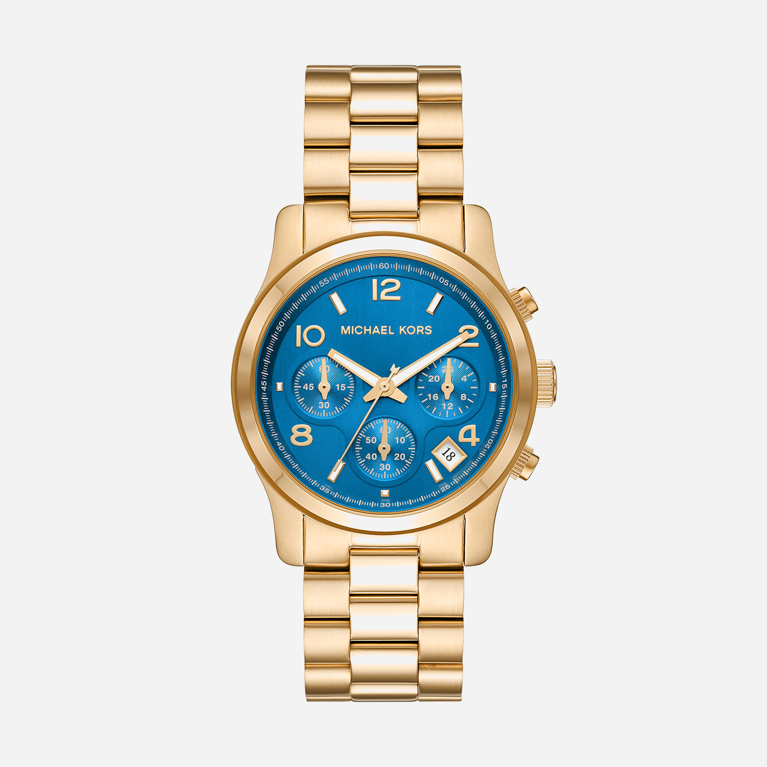 Relógio Michael Kors Feminino Cronógrafo em Aço Dourado MK7353/1DN
