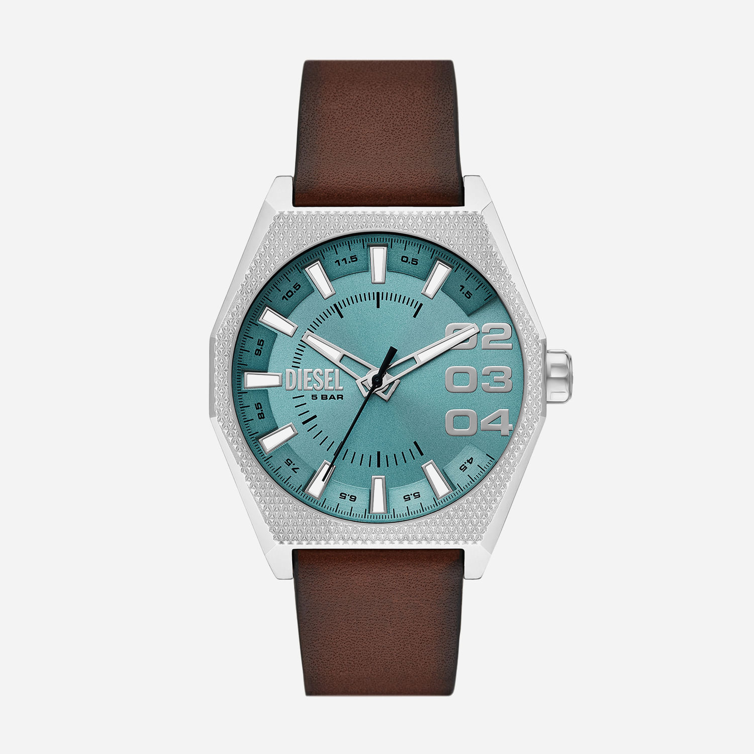 Relógio Diesel Scraper Masculino com Pulseira de Couro DZ2174B1