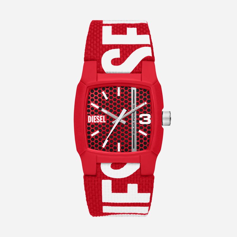 Relógio Diesel Masculino Cliffhanger Vermelho DZ2168B1