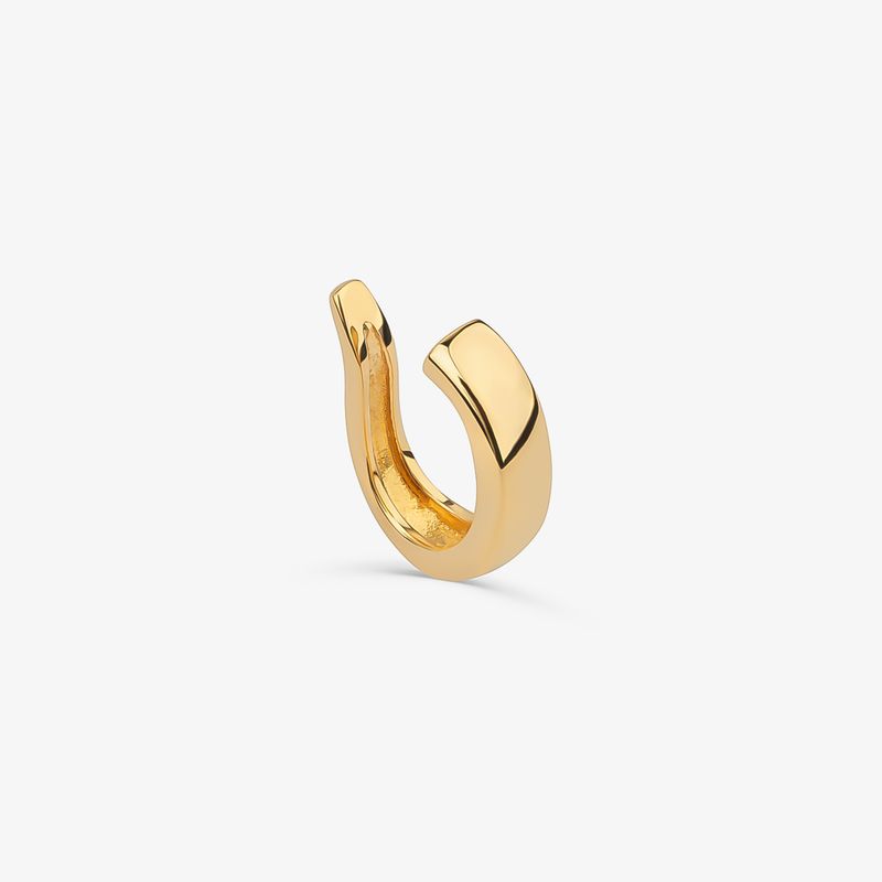 Piercing Arredondado Cosmopolitan em Prata 925 com Banho de Ouro Amarelo 18K