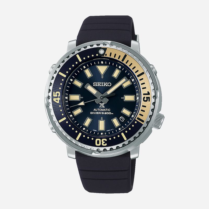 Relógio Seiko Automático Masculino com Pulseira de Silicone Azul SRPF81B1
