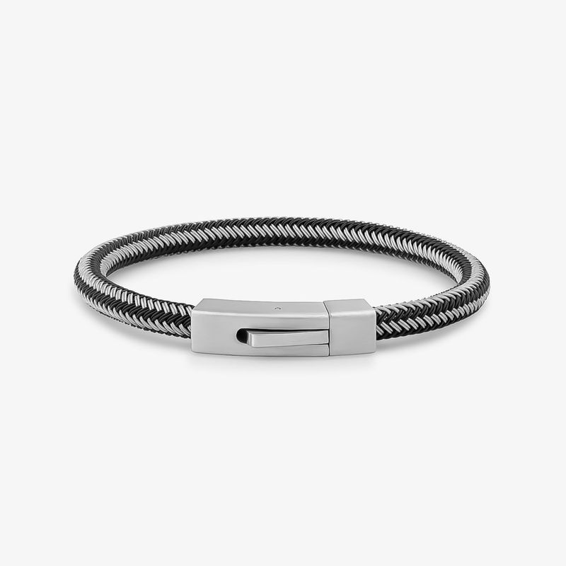 Pulseira Masculina Maleável em Aço – 21 cm