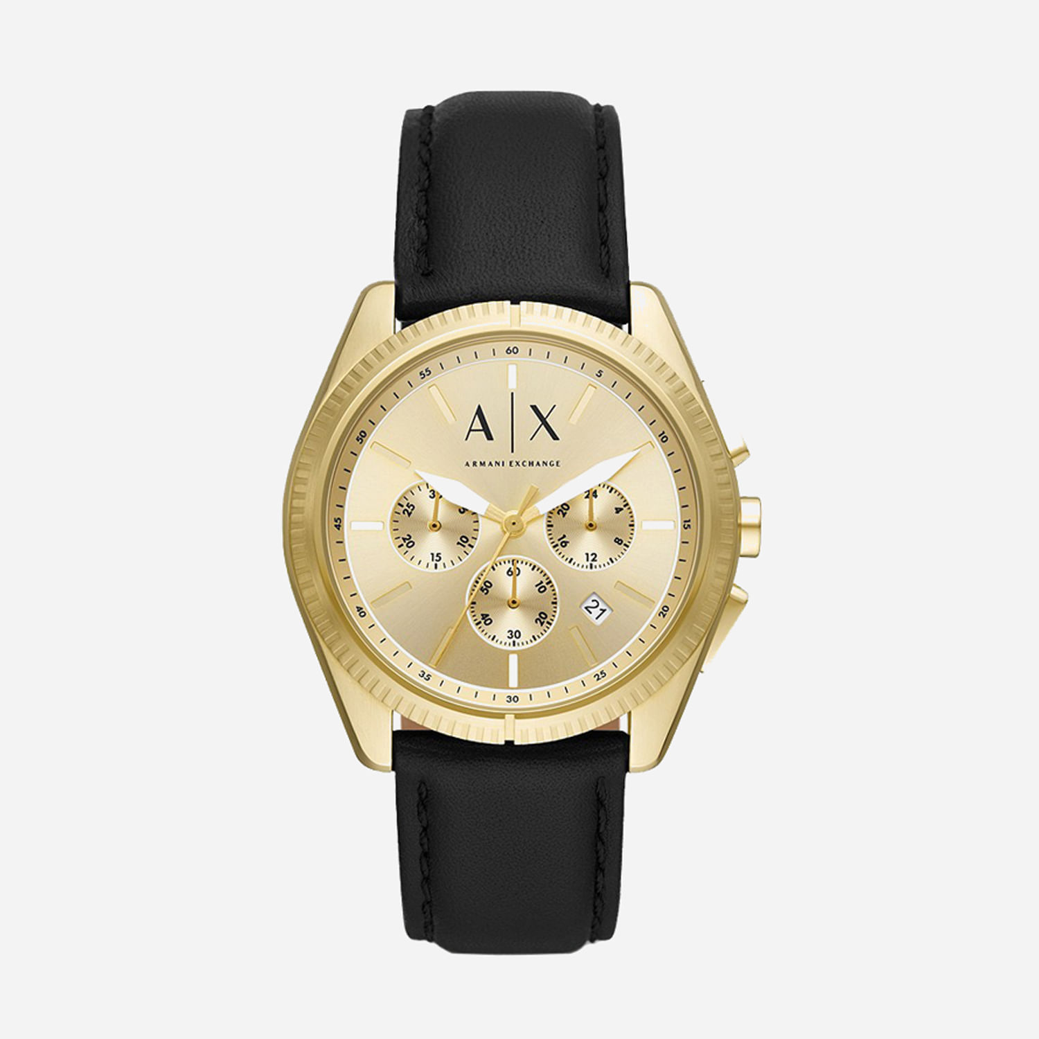 Relógio Armani Exchange Cronógrafo Masculino com Pulseira de Couro AX2861B1