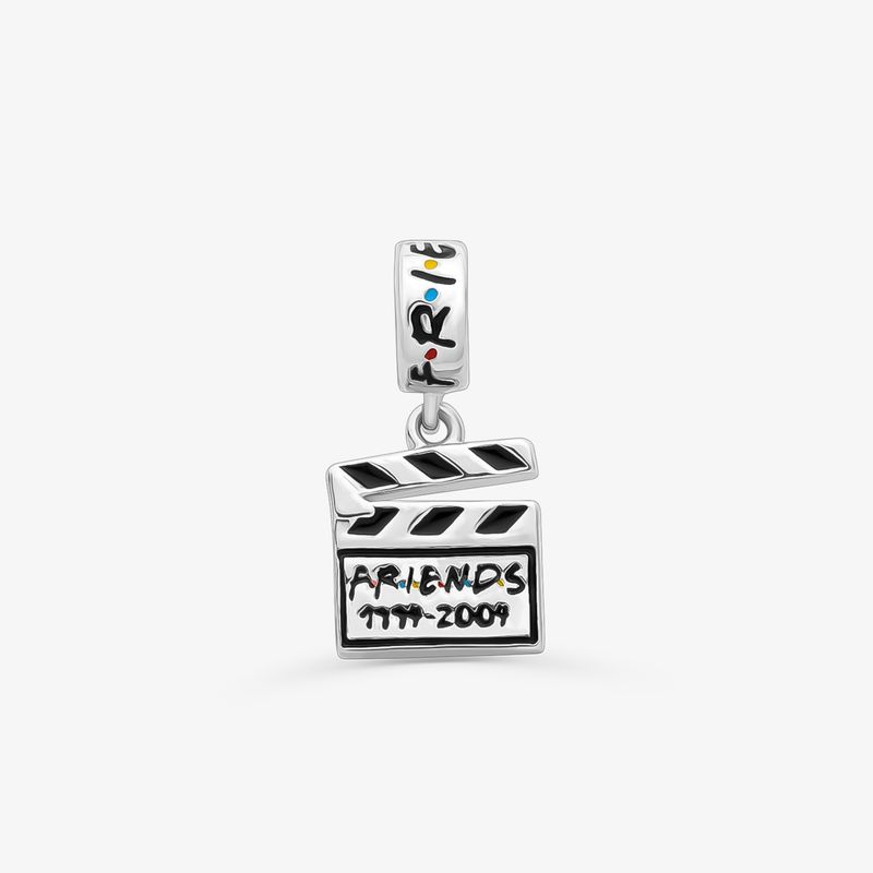 Charm Claquete Friends em Prata 925