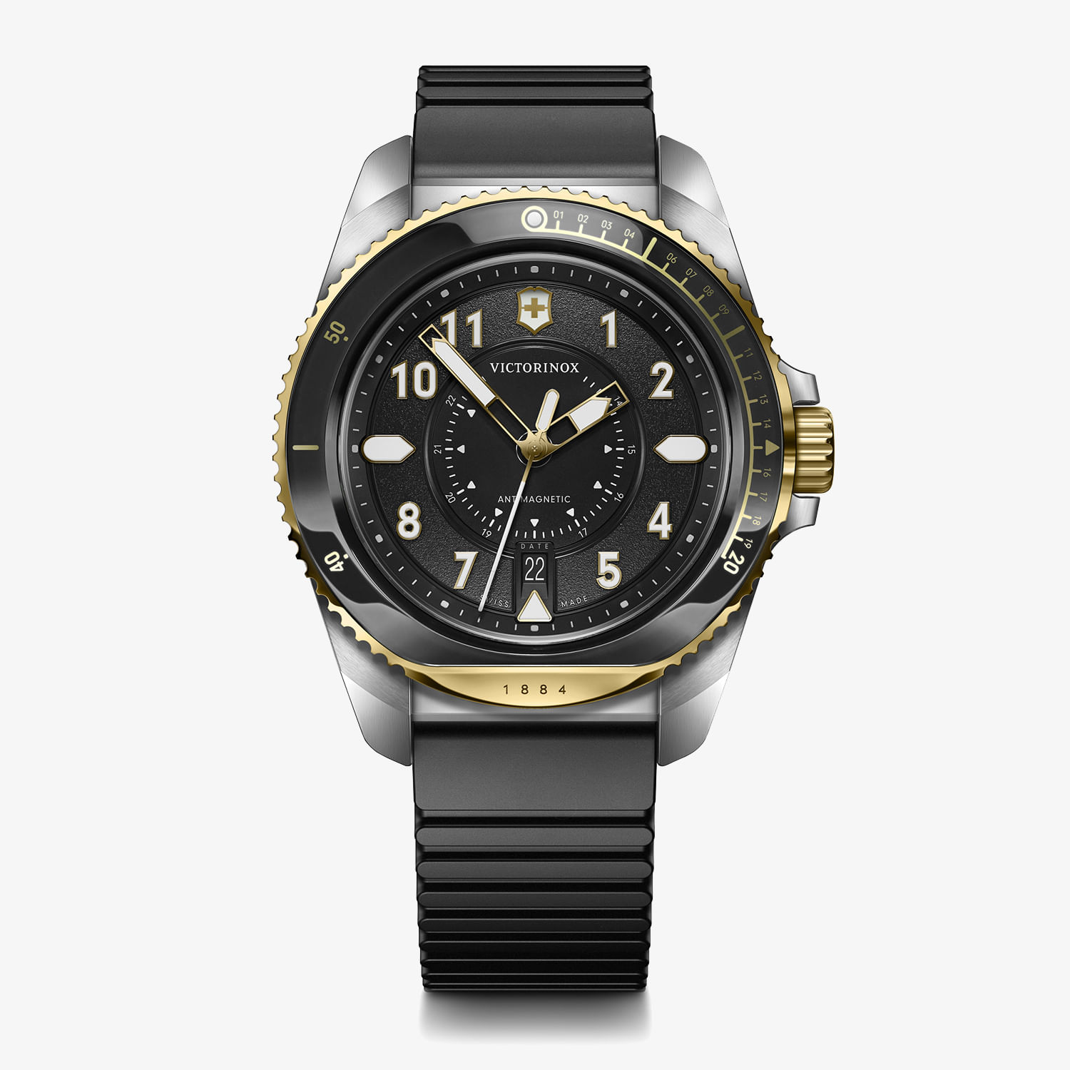 Relógio Seiko Presage Automático GMT Masculino em Couro Preto