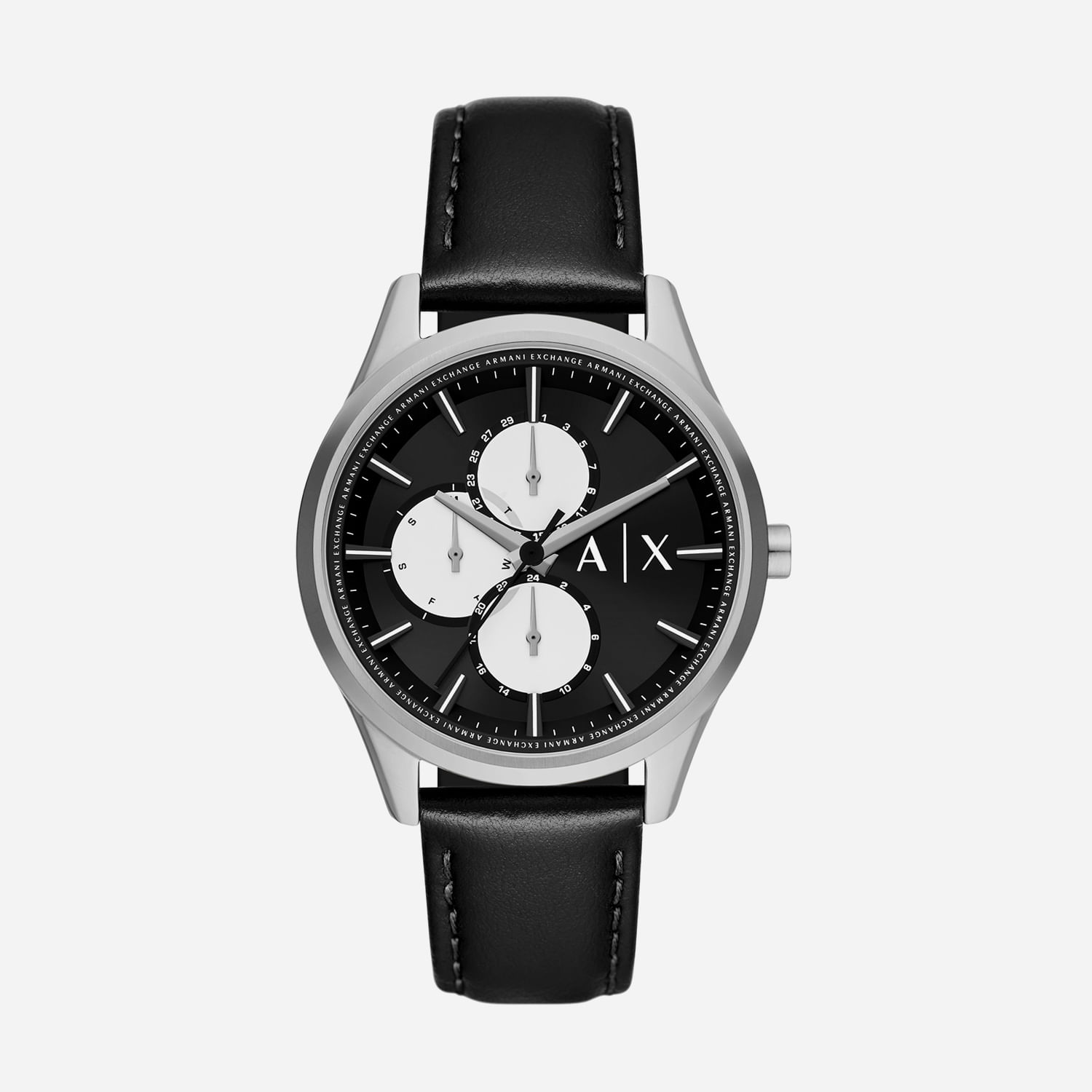 Relógio Armani Exchange Masculino com Pulseira de Couro AX1872B1
