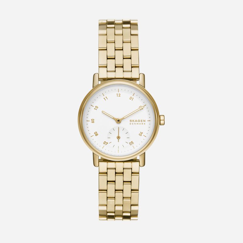 Relógio Skagen Feminino Kuppel Lille em Aço Dourado SKW3102B1