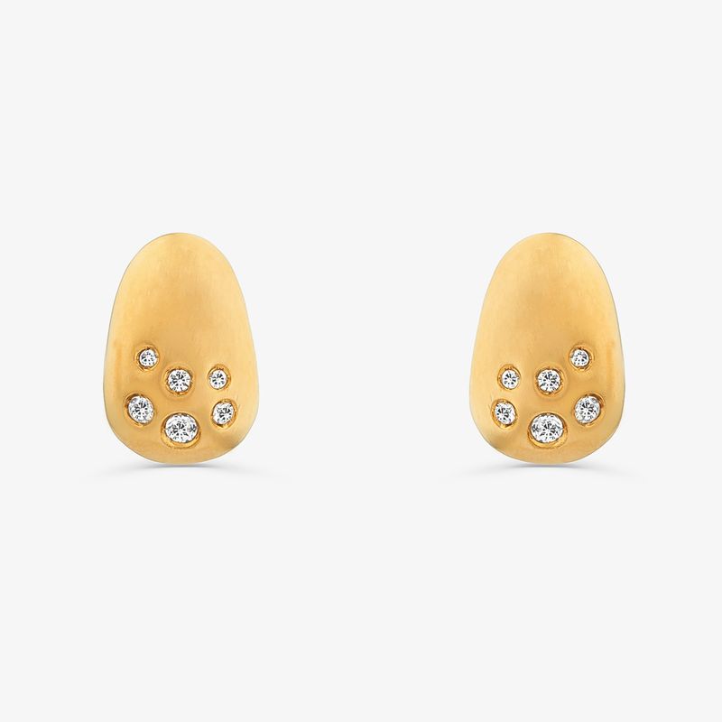 Brinco Midi em Prata 925 com Banho de Ouro Amarelo 18k