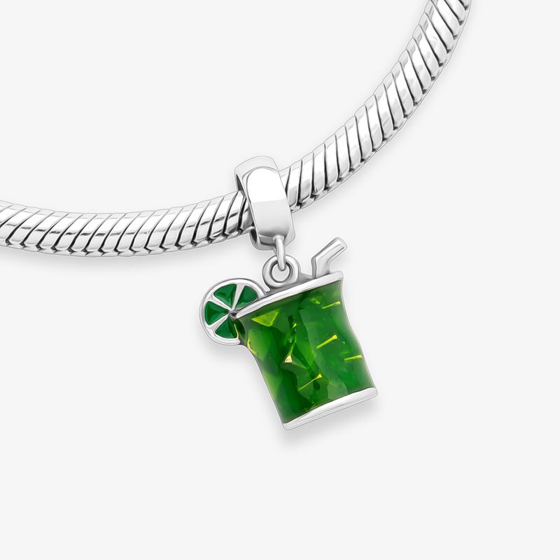 Charm Caipirinha em Prata 925