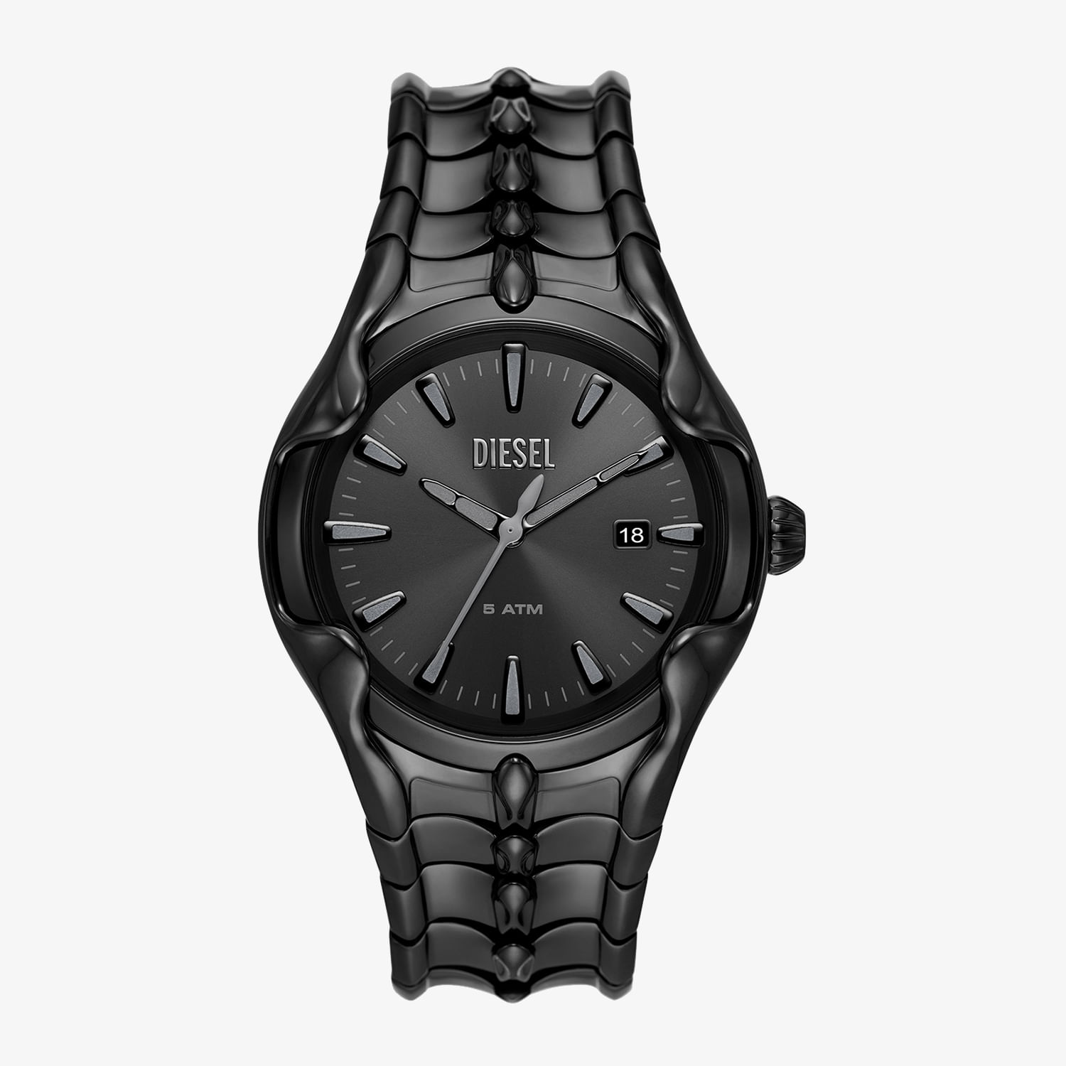 Relógio Diesel VERT Preto Masculino em Aço Preto DZ2187B1