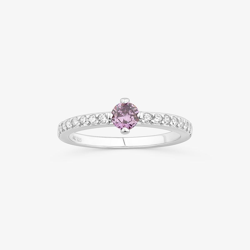 Anel Cravejado em Prata 925