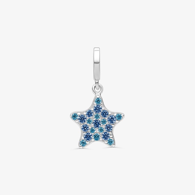 Charm Estrela Cravejada em Prata 925