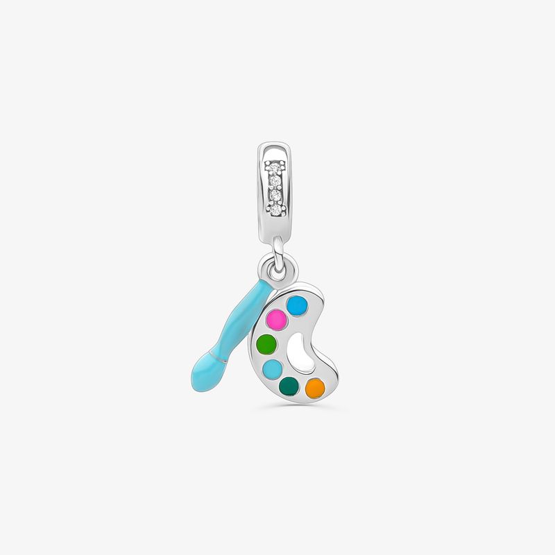 Charm Aquarela em Prata 925