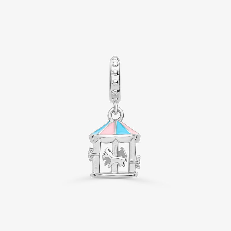 Charm Carrossel em Prata 925
