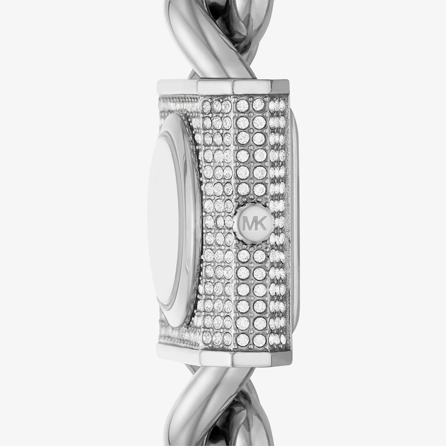 Relógio Michael Kors Feminino em Aço Prateado e Cristais MK4718