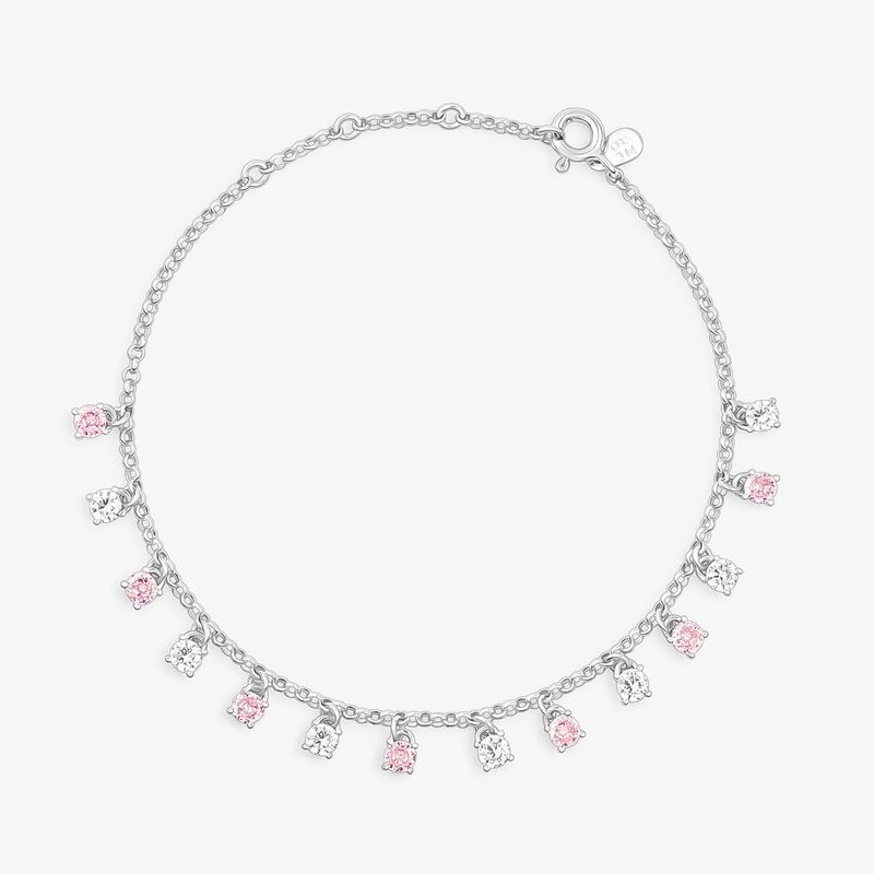 Pulseira Cravejada em Prata 925