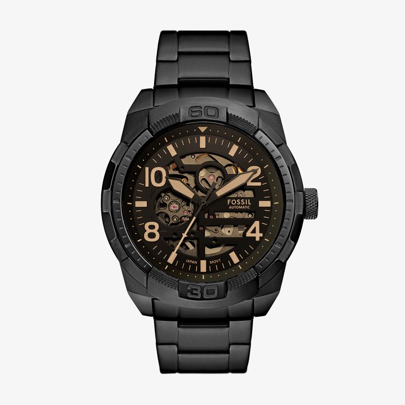 Relógio Fossil Bronson Automático Masculino em Aço Grafite ME3256/1PI
