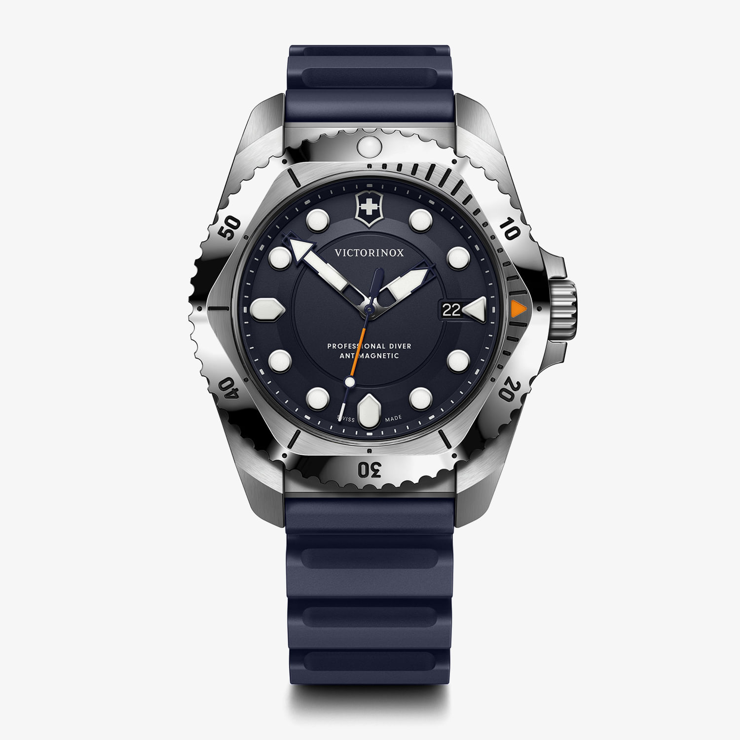 Relógio Victorinox Masculino em Borracha Azul DIVE PRO 241991
