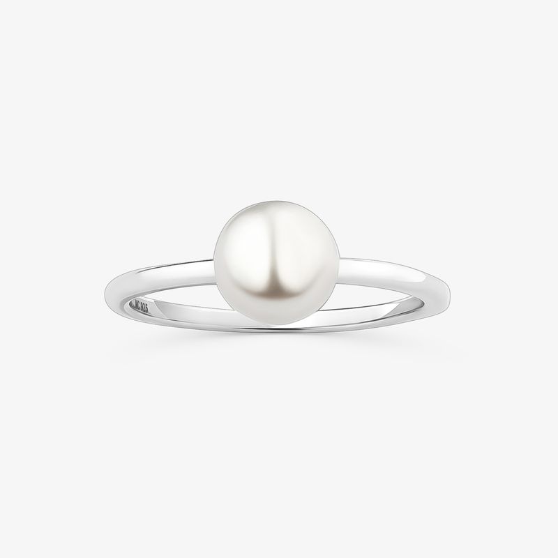 Anel com Pérola em Prata 925