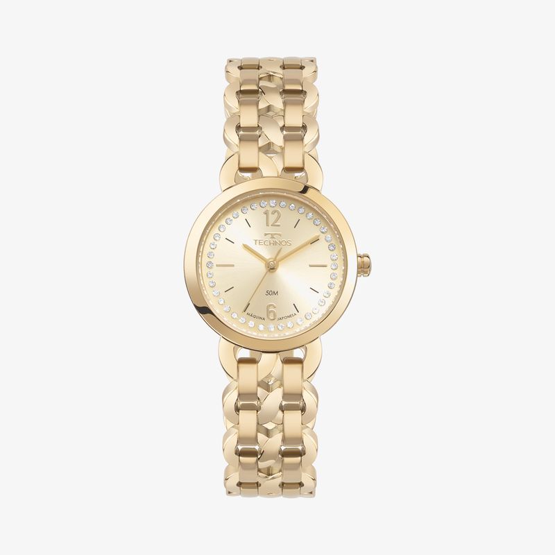 Relógio Technos Feminino em Aço Dourado 2035MZN/1D