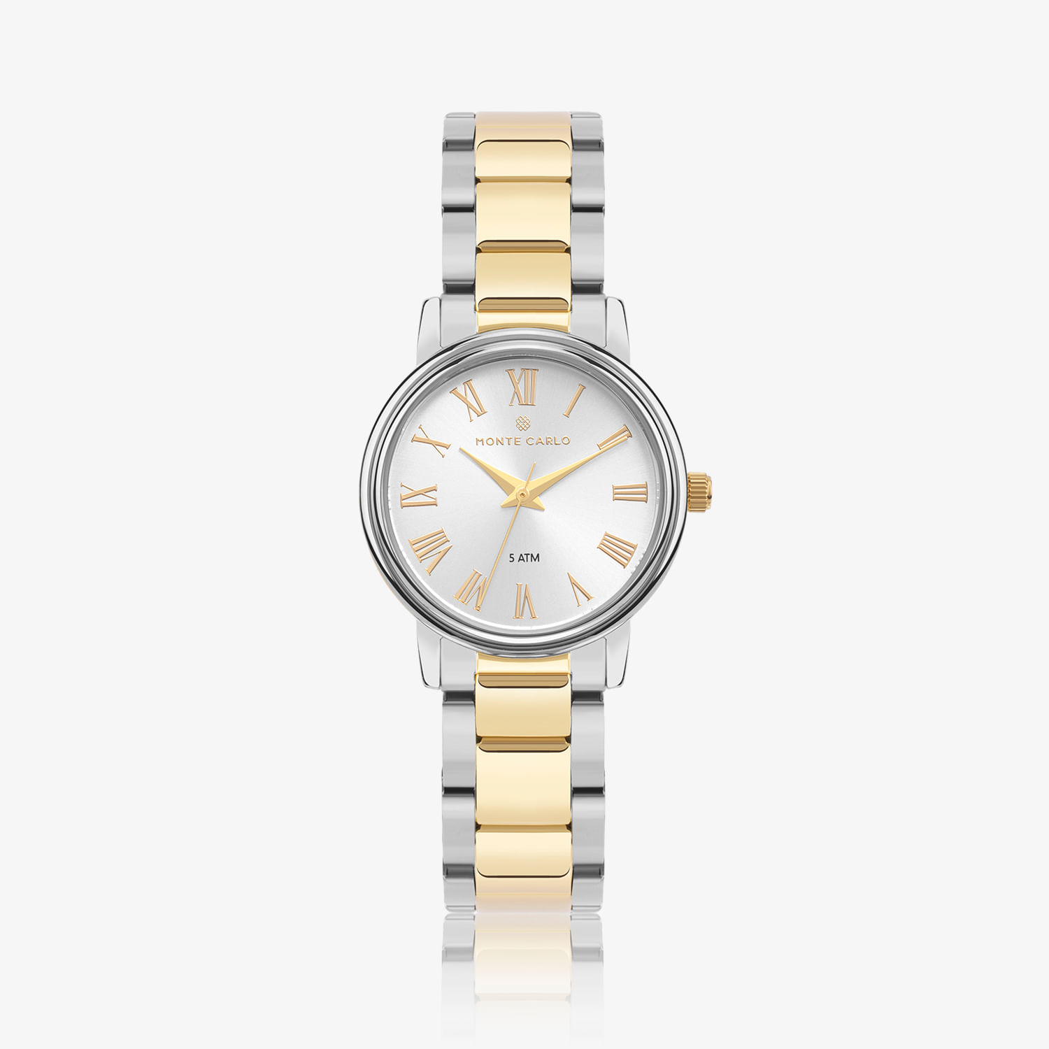 Relógio Monte Carlo Feminino Classic em Aço Bicolor