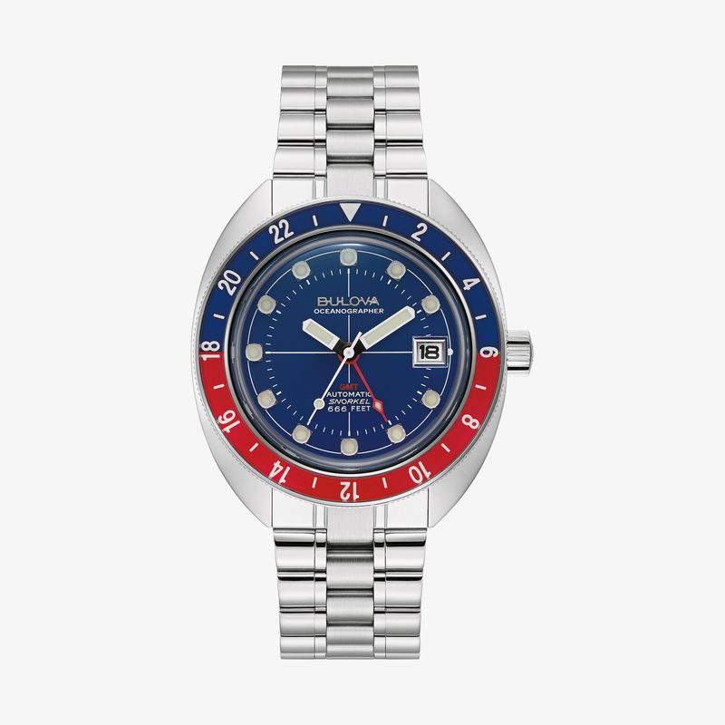 Relógio Bulova Devil Diver GMT Automático 96B405